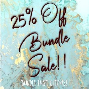 🚨🚨BUNDLE SALE!! 🚨🚨25% OFF 2 ITEMS!! 🚨🚨